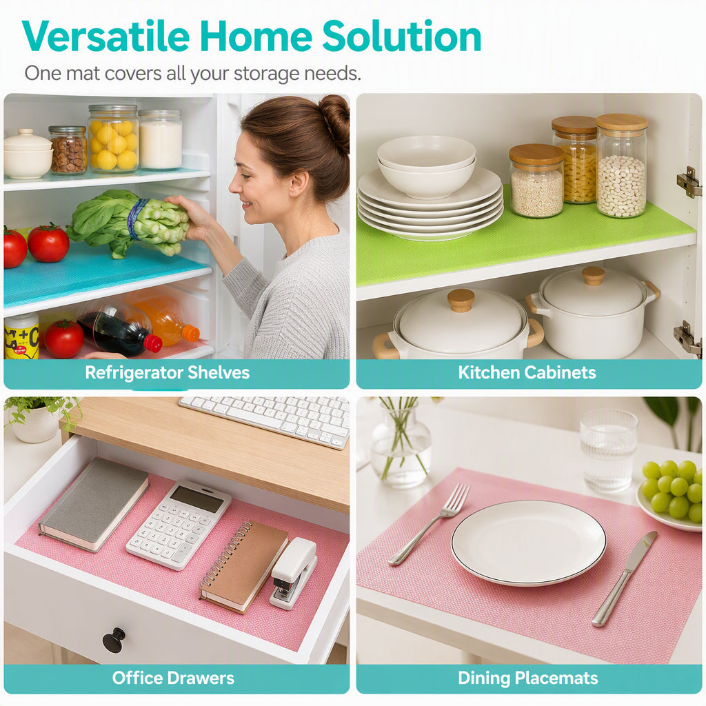 🧊 🛡️ Waterproof Fridge Shelf Liners – Non-slip, easy-clean & food-safe – Keeps fridge shelves fresh & organized ✨