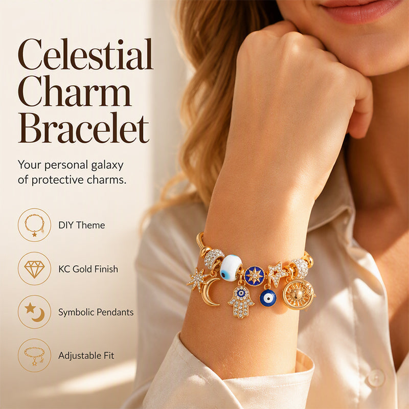 ☀️ Celestiales Sonne-Mond-Charm-Armband – Feines Design, strahlende Akzente & zeitloser Stil –