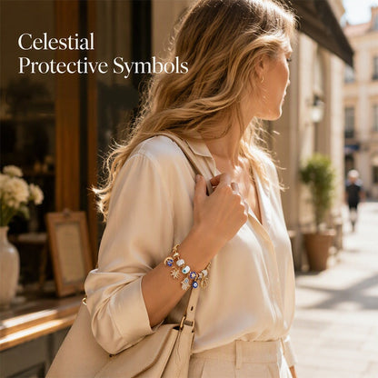 ☀️ Celestiales Sonne-Mond-Charm-Armband – Feines Design, strahlende Akzente & zeitloser Stil –