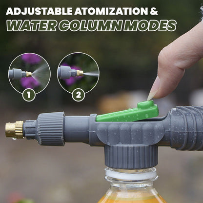 🌿Manual Drink Bottle Sprayer with Adjustable Nozzle‑Portable DIY Garden Spray Tool, Fits Standard