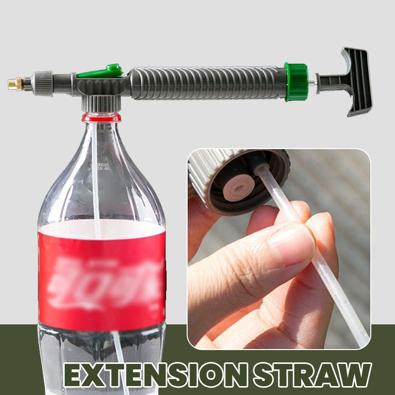 🌿Manual Drink Bottle Sprayer with Adjustable Nozzle‑Portable DIY Garden Spray Tool, Fits Standard