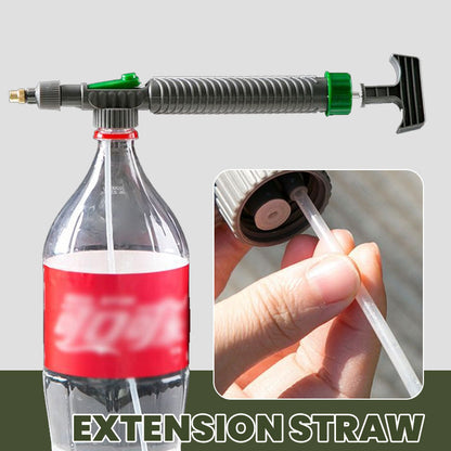 🌿Manual Drink Bottle Sprayer with Adjustable Nozzle‑Portable DIY Garden Spray Tool, Fits Standard