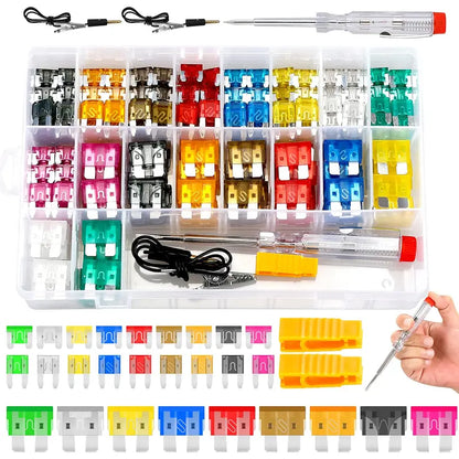 🚗🛠️300Pcs Car Fuse Assortment Kit - Mini, Standard & Micro Fuses