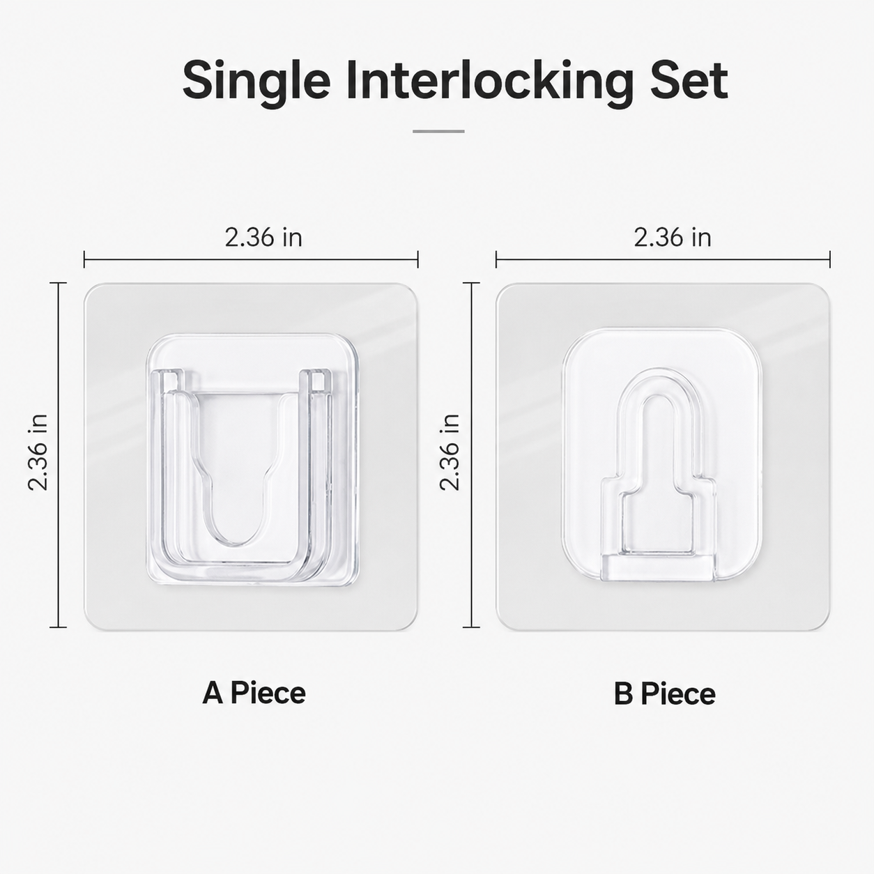 No-Drill Seamless Interlocking Buckles💡