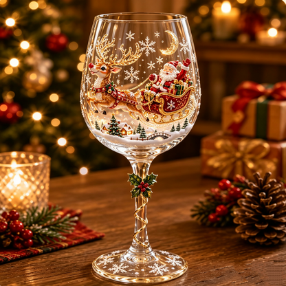 🎄 Christmas Glass Cup Collection | Festive Holiday Drinkware & Gift 🎁