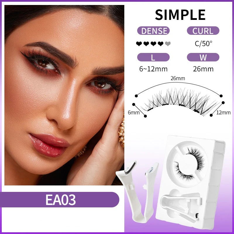 🎁 BUY 1 GET 1 FREE! ✨💗Reusable Magnetic Eyelashes with Applicator