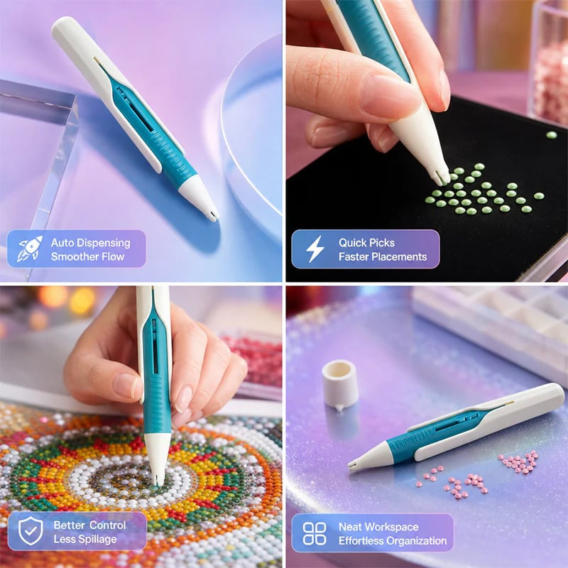 💎 Automatic Diamond Painting Bead dispenser
