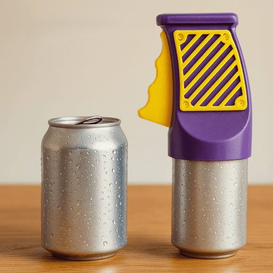 3D Printed Beverage Can Opener One-Press, Zero Mess