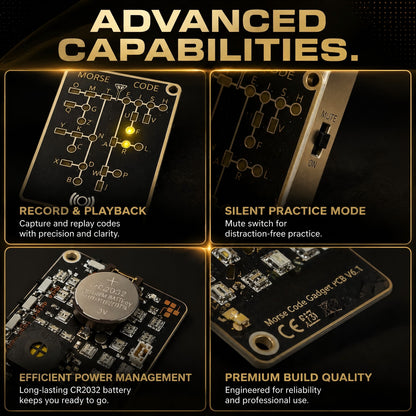 📟 Morse Code Trainer Card Pro