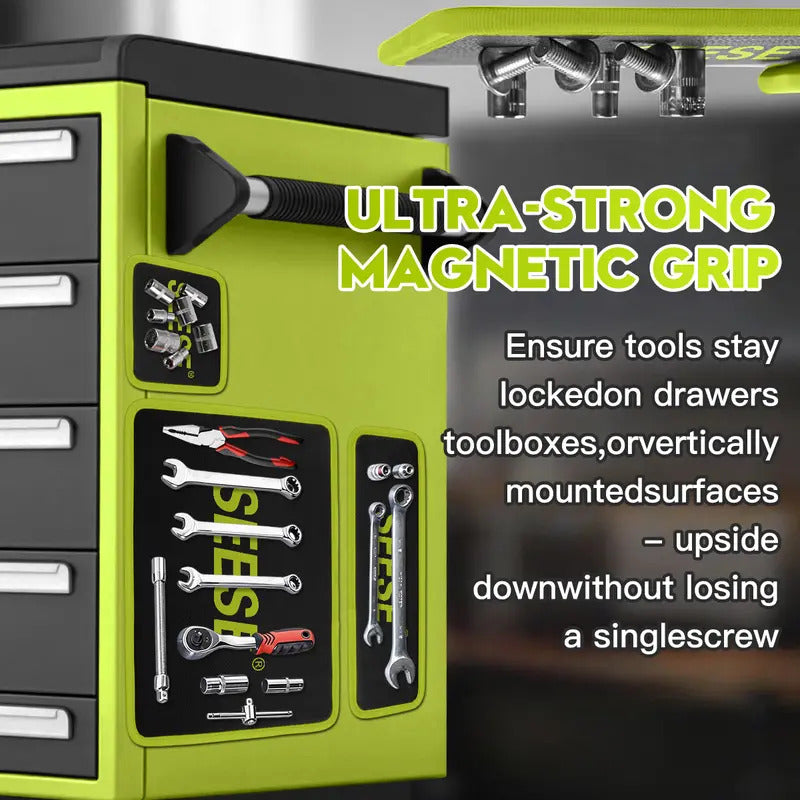 🧲 Flexible Magnetic Tool Mat & Tray Set 🔧