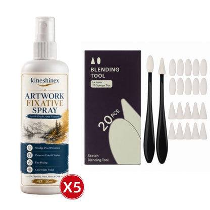 🥳2026 HOT SALE🥳💞50K+ SOLD!🎨🖌️ 50% OFF! Fast Drying Fixative Spray – Protects charcoal & pastels from smudging. Ultra‑fine mist, no drips. Matte finish, colours stay true! 🛡️✨
