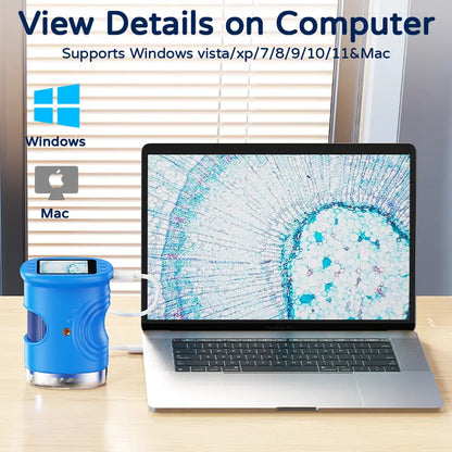 【2026 Upgrade】1000X Handheld Microscope