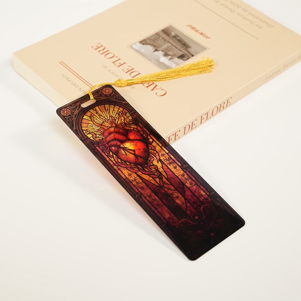 Handcrafted Stained-Glass Acrylic Bookmarks 🔖✨