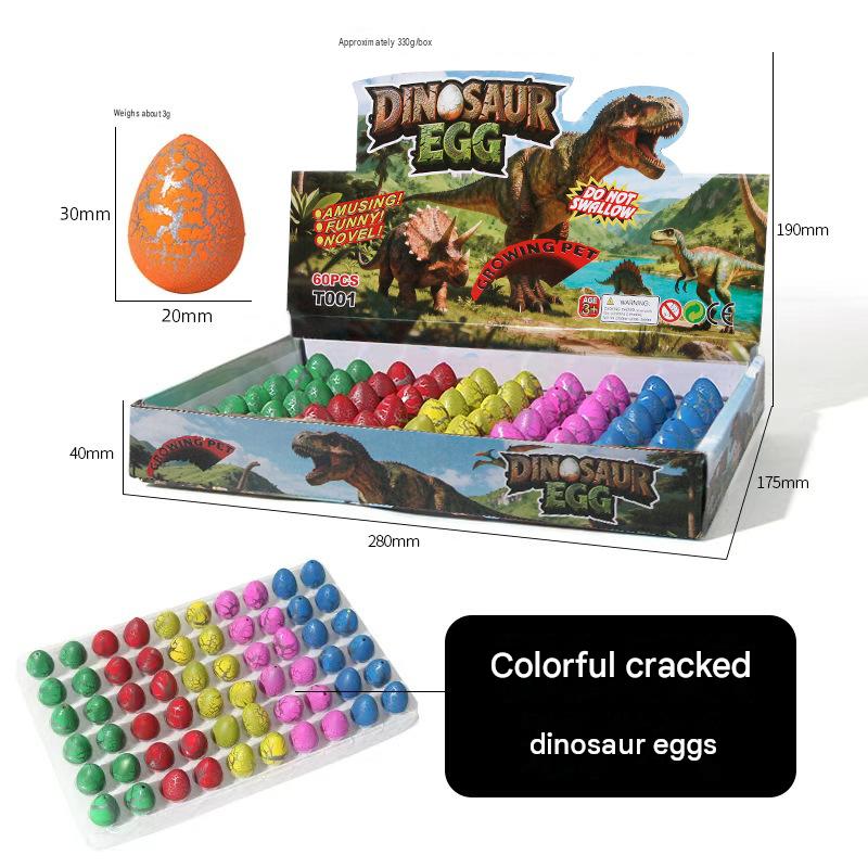 👧 60 Hatching Dinosaur Eggs | Water-Expanding Dinosaur Surprise Toys