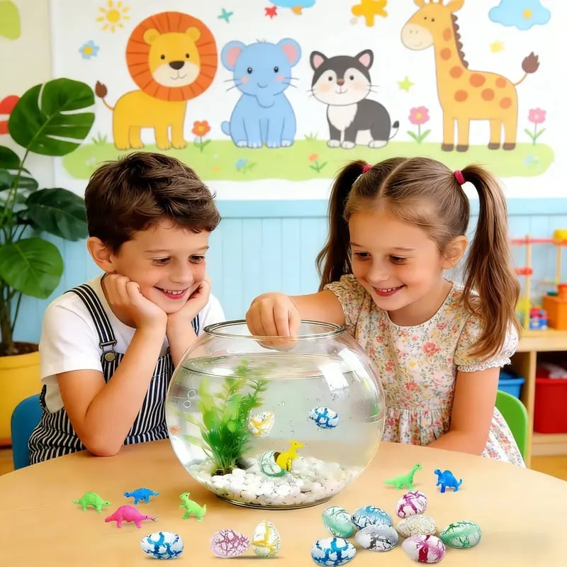 👧 60 Hatching Dinosaur Eggs | Water-Expanding Dinosaur Surprise Toys