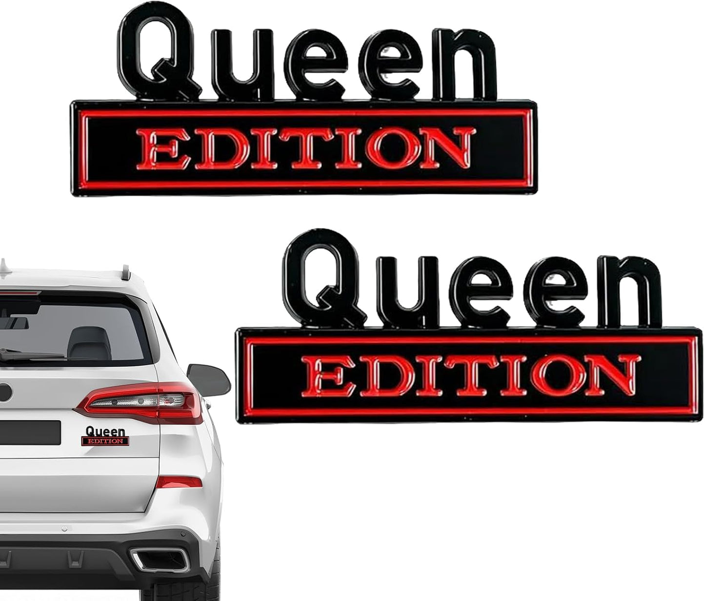 👑 Queen Edition 3D Metal Vehicle Emblem