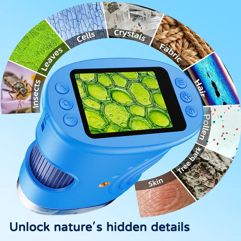 【2026 Upgrade】1000X Handheld Microscope