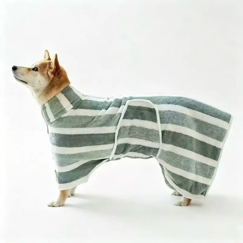 Full Coverage Doggy Bath Towel Pet Robe