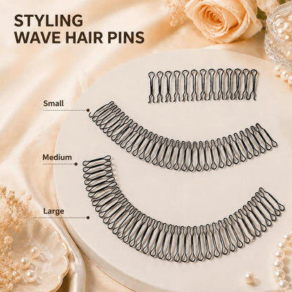 Stretchable U-Shape Hair Finishing Combs (A Set of 3Pcs)