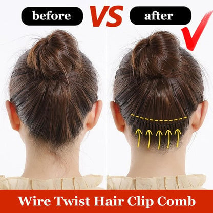 Stretchable U-Shape Hair Finishing Combs (A Set of 3Pcs)