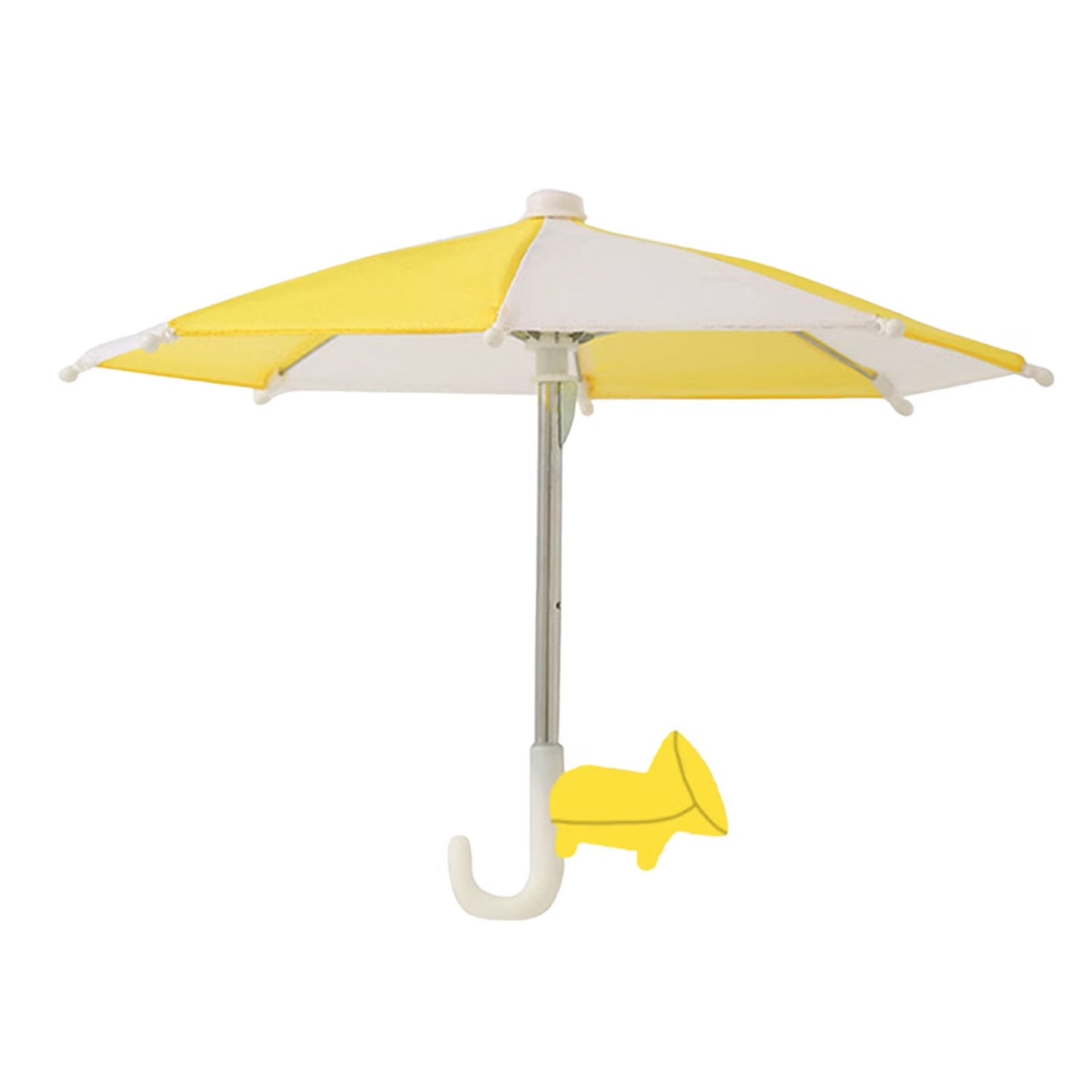 🏖️Phone Umbrella for Sun with Cute Piggy Suction Cup