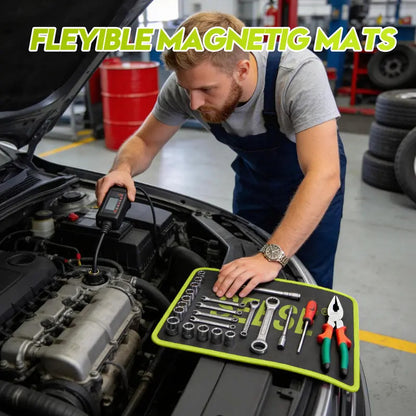 🧲 Flexible Magnetic Tool Mat & Tray Set 🔧