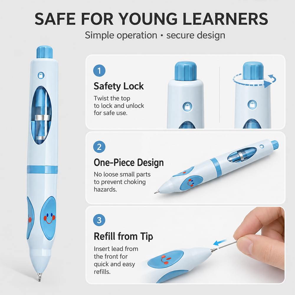 Back-to-School Essential Kids' Grip-Correcting Pencil