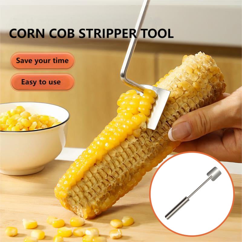 🌽Corn Peeler for Corn on the Cob, A Fast and Safe Tool for Chefs (430 Stainless steel)