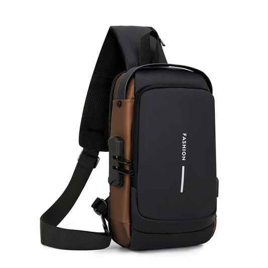 anti-theft-sling-bag-with-rfid-blocking-password-lock-water-resistant-crossbody-shoulder-bag-adjustable-strap-durable-nylon-multi-pocket-6205