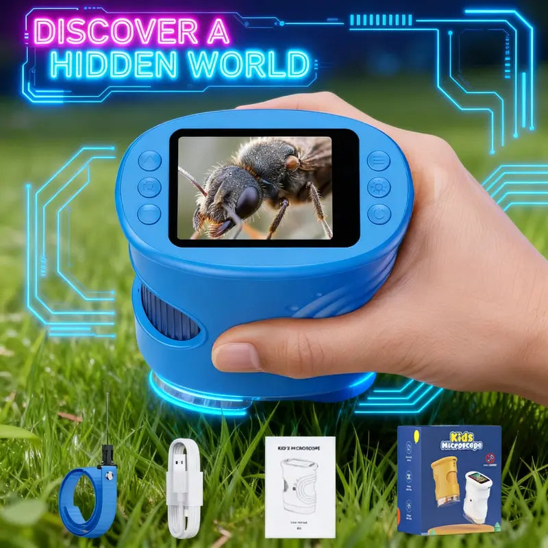 【2026 Upgrade】1000X Handheld Microscope