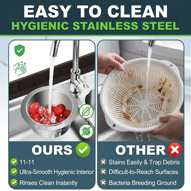 Hanging Sink Drain Basket – Catch Scraps & Help Reduce Clogs