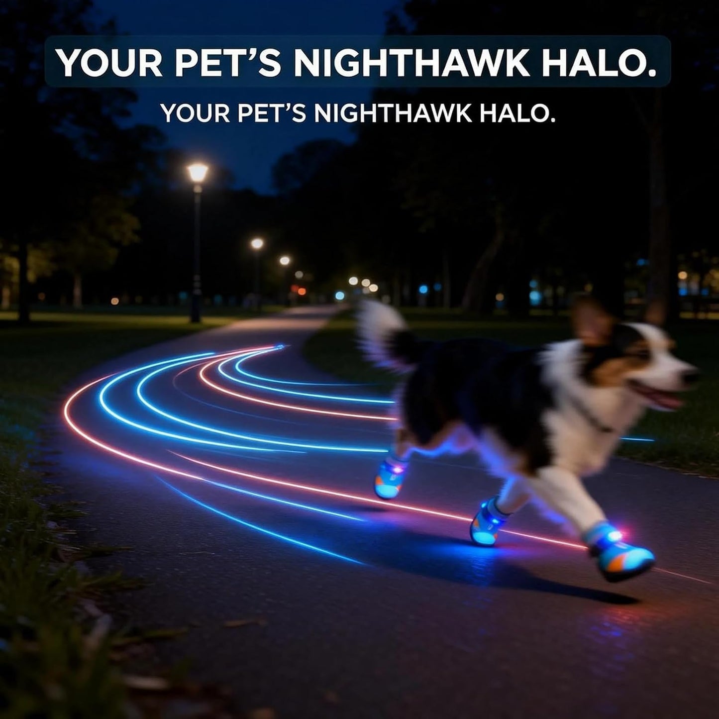 🐾✨LED Motion Activated Light Up Pet Boots