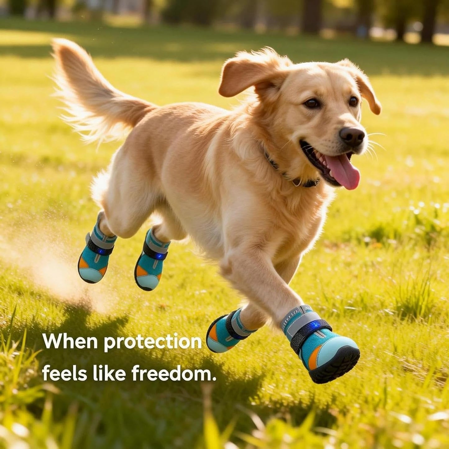 🐾✨LED Motion Activated Light Up Pet Boots