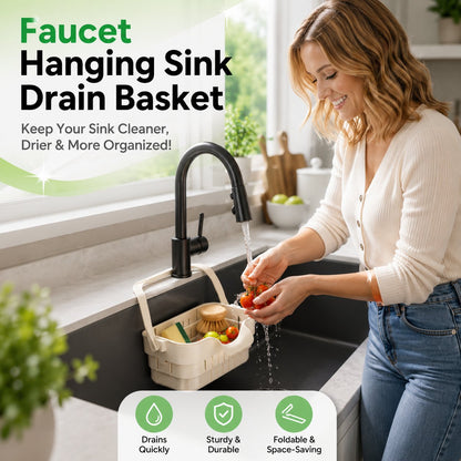 Faucet Hanging Sink Drain Basket