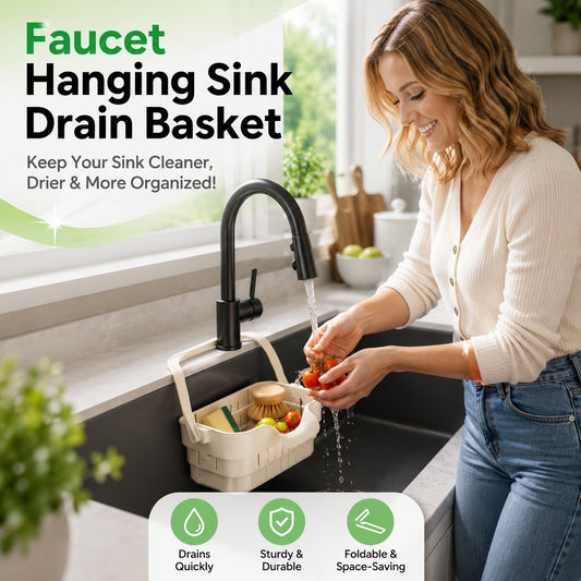 Faucet Hanging Sink Drain Basket