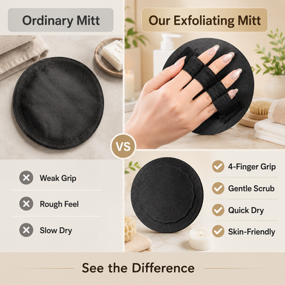 🧽 4 Counts Soft Exfoliating Shower Scrubber