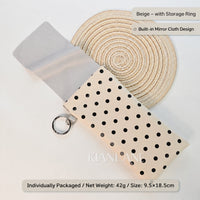 White Polka Dot