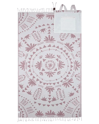🏖️2-in-1 Convertible Towel & Backpack with Inner Zip Pocket & Sand-Repelling Fabric
