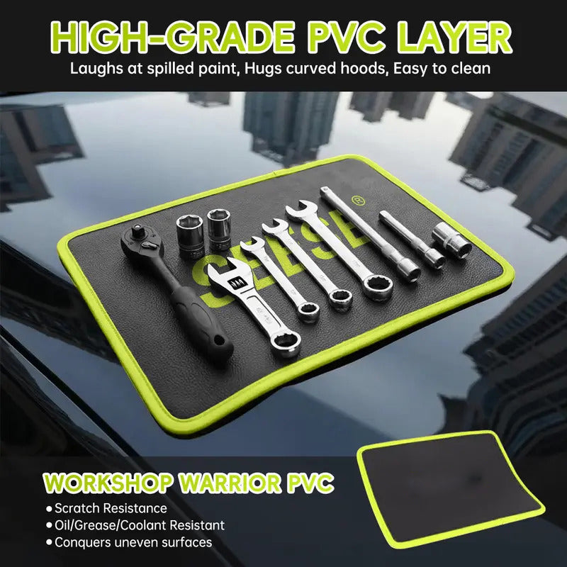 🧲 Flexible Magnetic Tool Mat & Tray Set 🔧