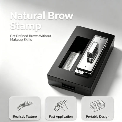 ✨ Reusable Hair-Stroke Eyebrow Stamp – Natural Waterproof Brows in Seconds
