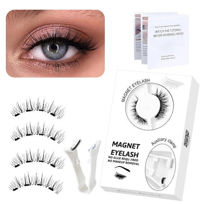 🎁 BUY 1 GET 1 FREE! ✨💗Reusable Magnetic Eyelashes with Applicator