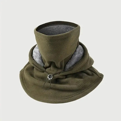 ❄️ Winter Fleece Face Mask Hood – Windproof Head, Face & Neck Warmer