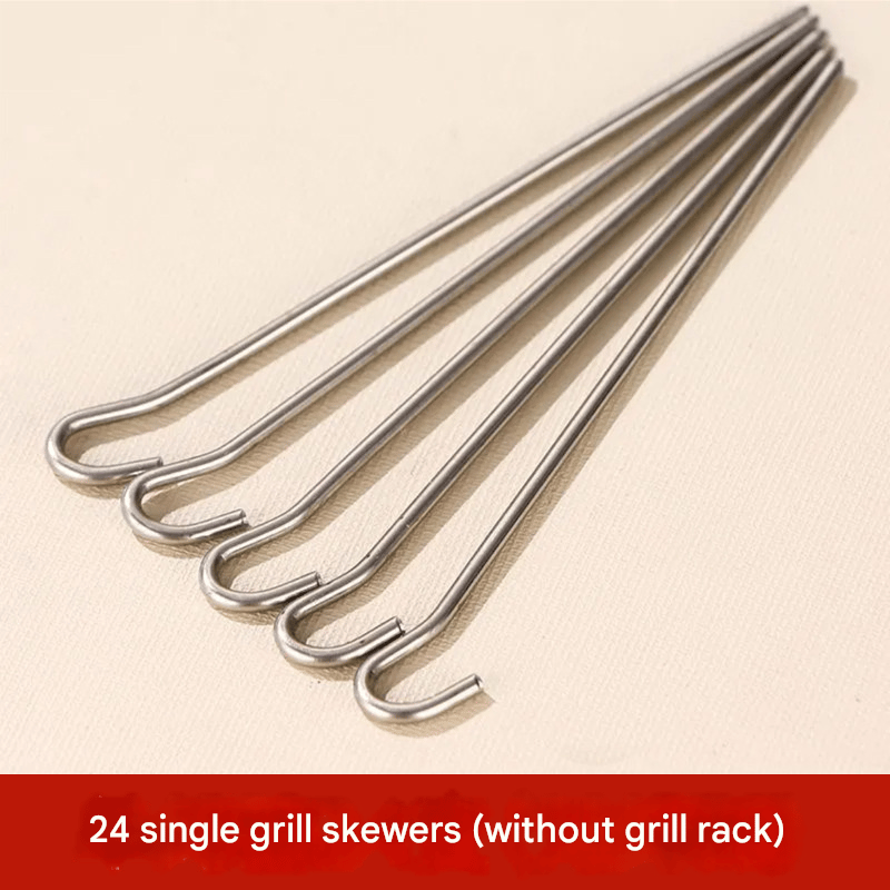 🔥Air Fryer Kebab Rack – 304 Stainless Steel Skewer Grill Stand 🍢