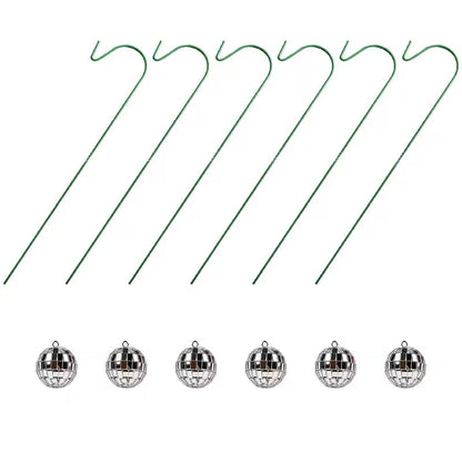 🪩🌱 Mini Disco Ball Garden Stake