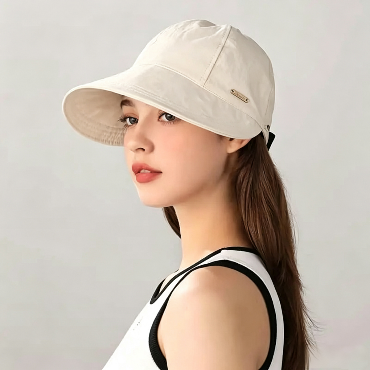 Women's Wide Brim Sun Visor Hat