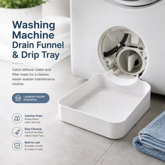 Washing Machine Drain Funnel and Drip Tray