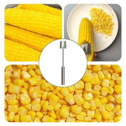 🌽Corn Peeler for Corn on the Cob, A Fast and Safe Tool for Chefs (430 Stainless steel)