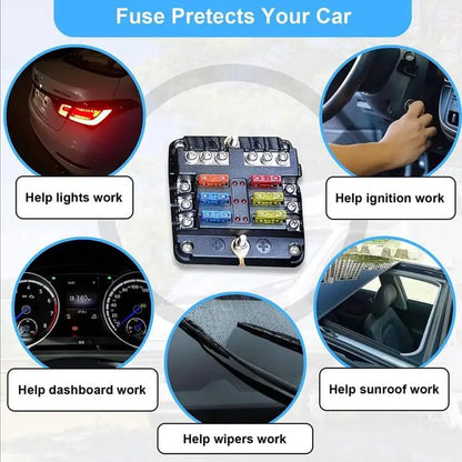 🚗🛠️300Pcs Car Fuse Assortment Kit - Mini, Standard & Micro Fuses