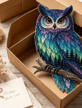 🎁Northern Lights Wildlife DIY Patchwork Kit