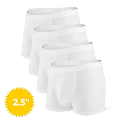 ⚡Hot Sales 49% OFF🔥Men's Dual Pouch Micro Modal Trunks - 4-Pack Basic 2.5in Spandex Natural Fabric Menswear